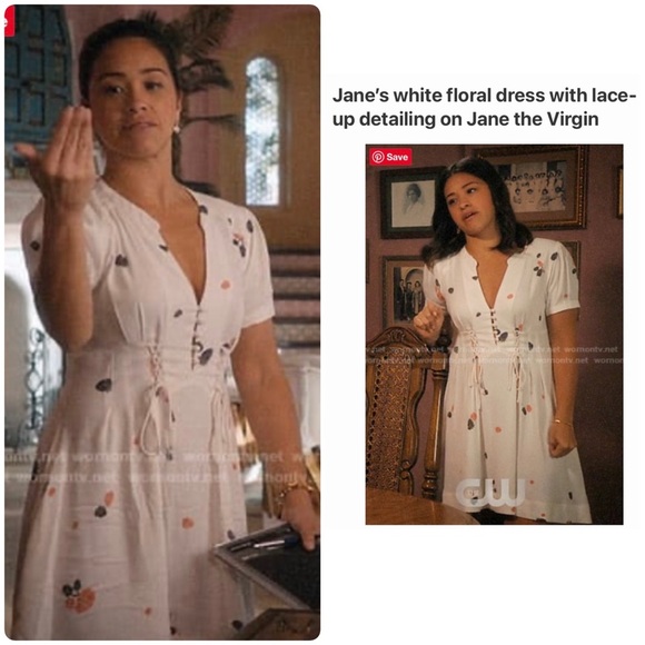 FREE PEOPLE Dream Girl Dress ASO Jane The Virgin Size 4 Babydoll - Picture 4 of 13